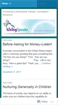 Mobile Screenshot of givingspeaks.com